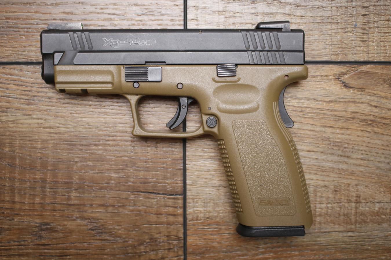 SPRINGFIELD XD-45 45 ACP Police Trade-In Pistol with FDE Frame